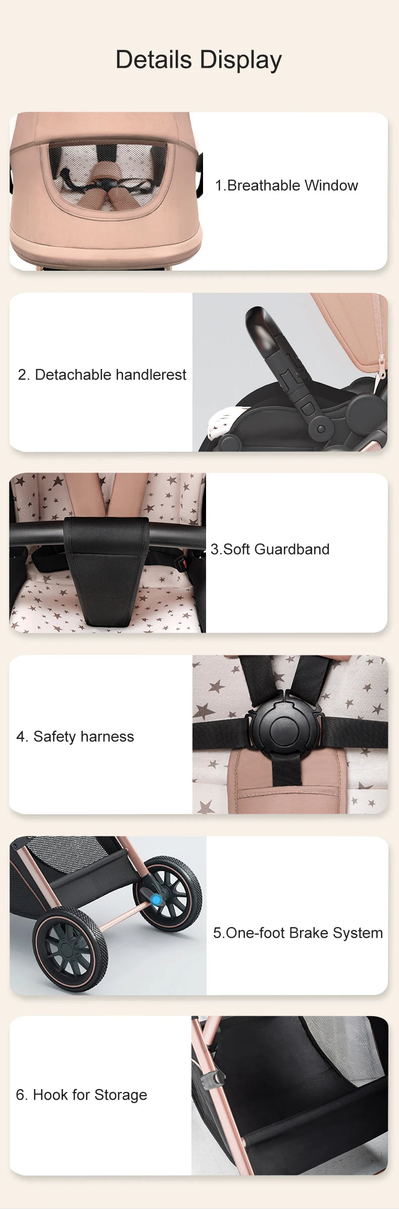 Ergonomic Baby Stroller