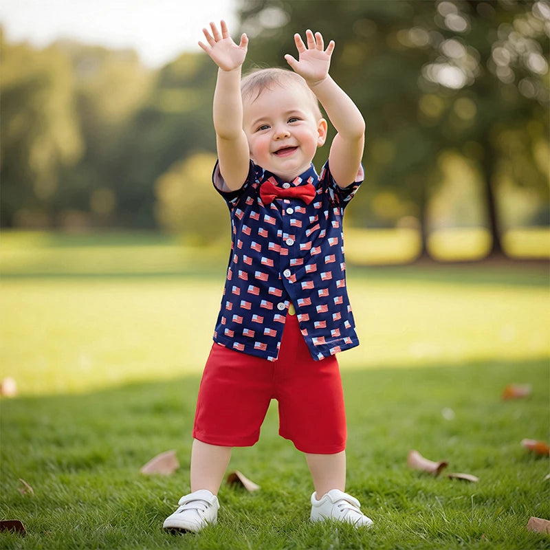 Baby Boy 4th of July Set