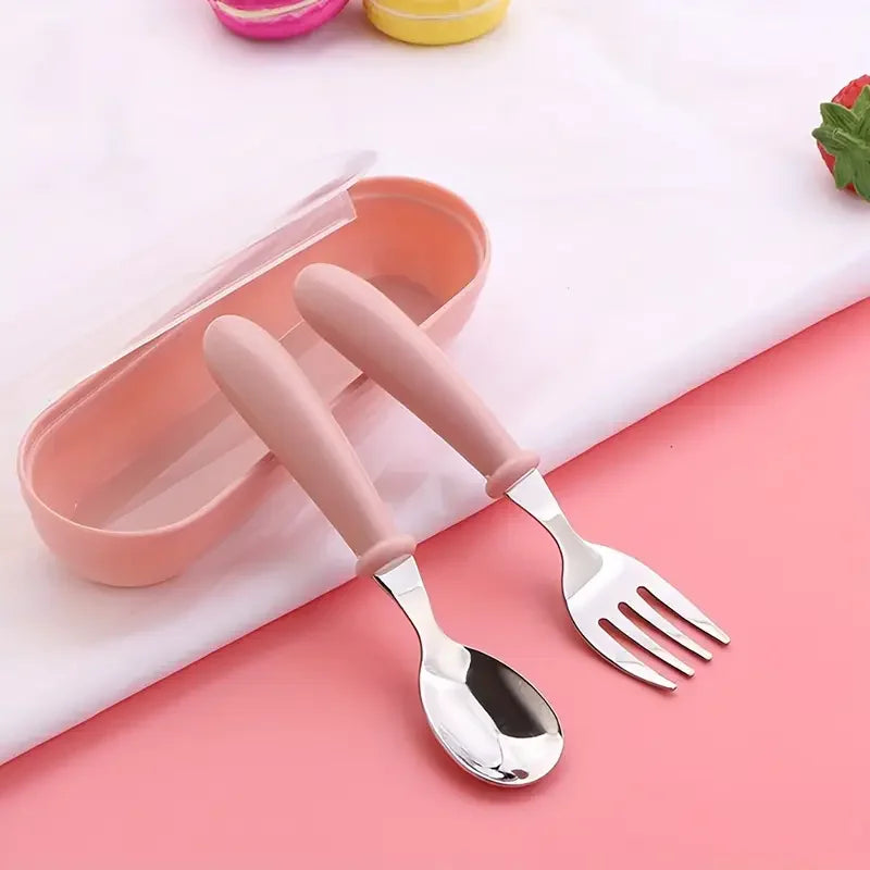 Stainless Steel Baby Cutlery Set