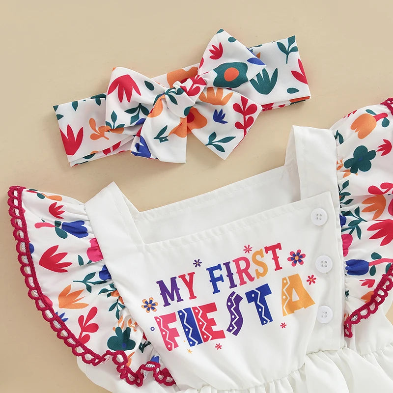 Pudcoco Baby Girl Romper Set