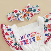 Pudcoco Baby Girl Romper Set