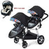 2-in-1 Twin Baby Stroller
