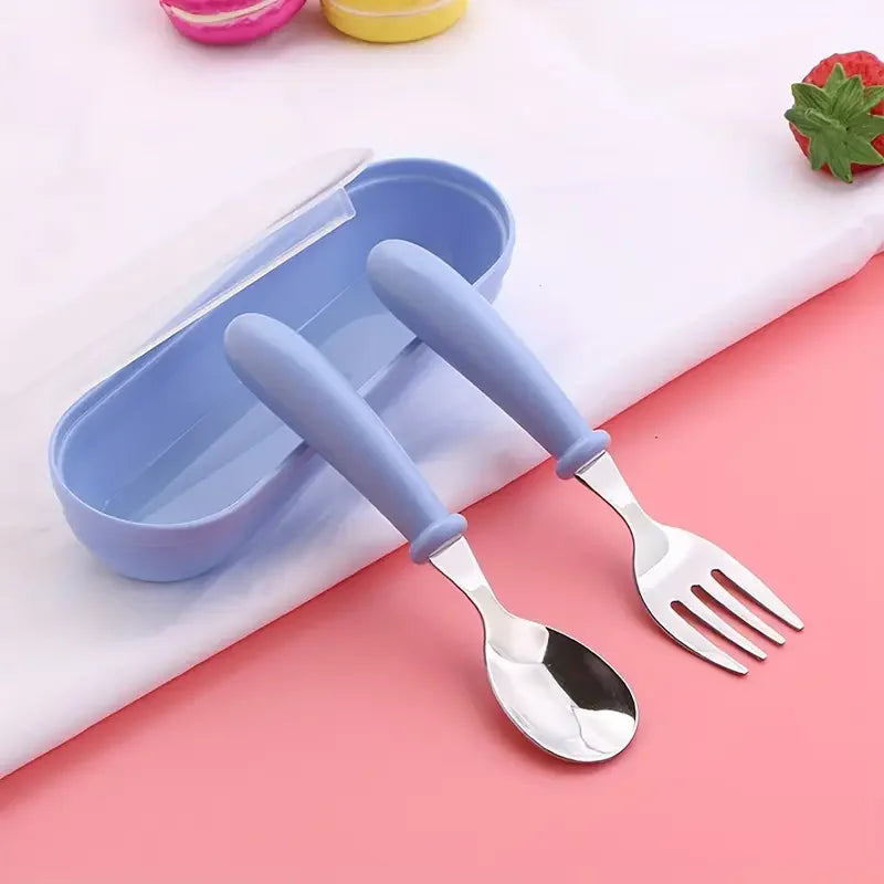 Stainless Steel Baby Cutlery Set