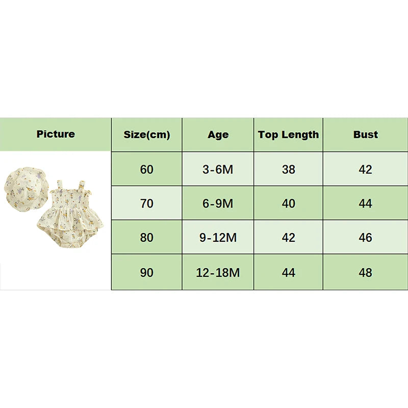 Pudcoco Baby Girl Romper Set