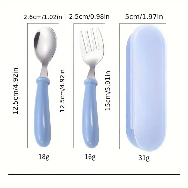 Stainless Steel Baby Cutlery Set