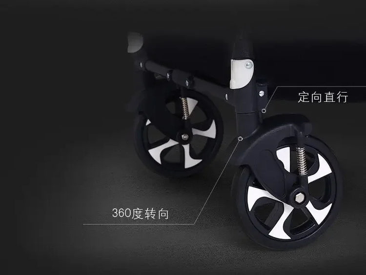 2-in-1 Twin Baby Stroller