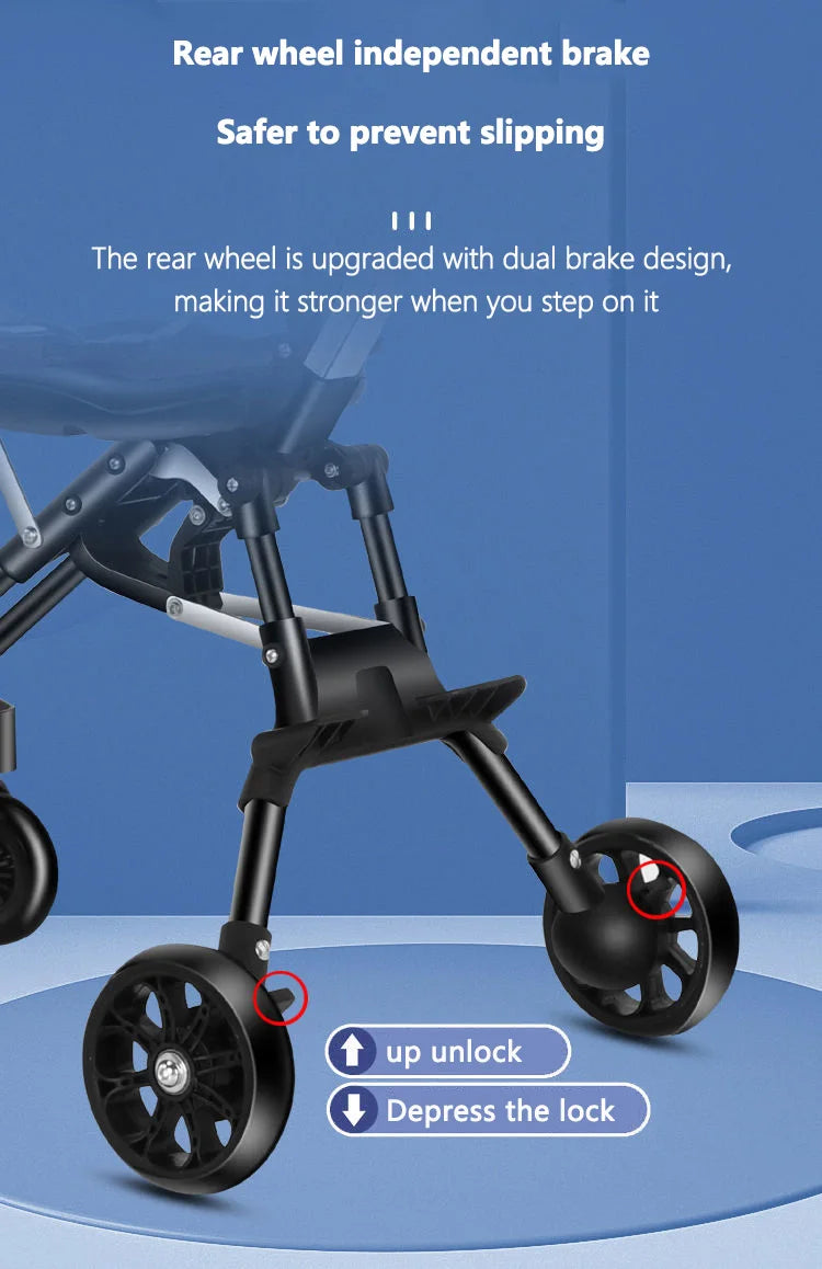 Light Foldable Baby Stroller