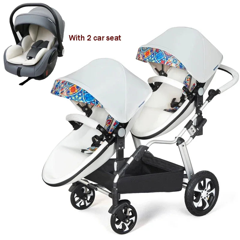 NEW 2-in-1 Twin Baby Stroller