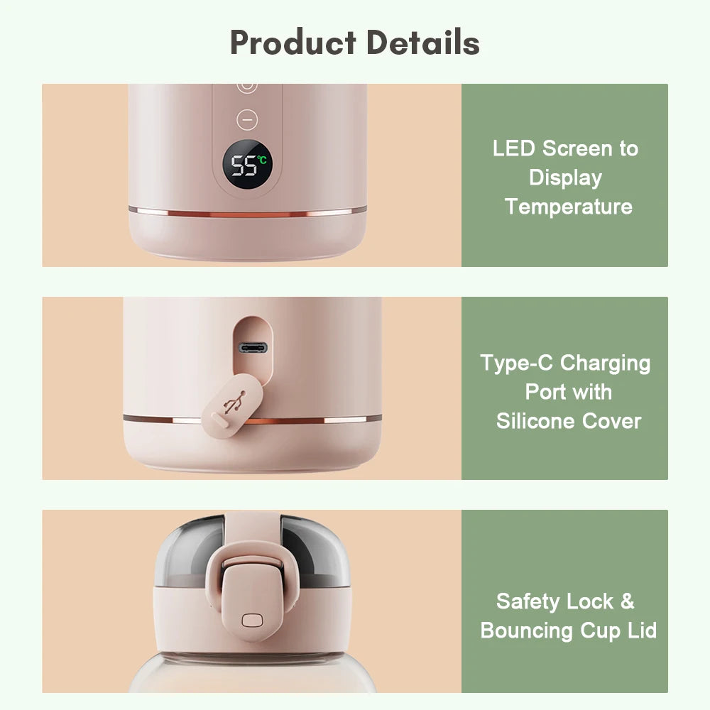 Wireless USB Baby Bottle Warmer