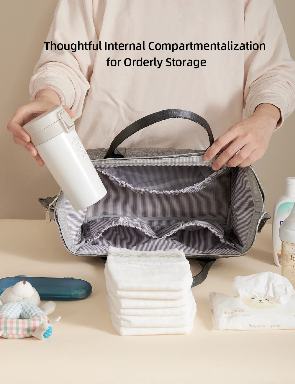 Sunveno Crossbody Diaper Bag