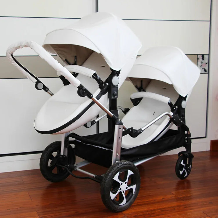 2-in-1 Twin Baby Stroller