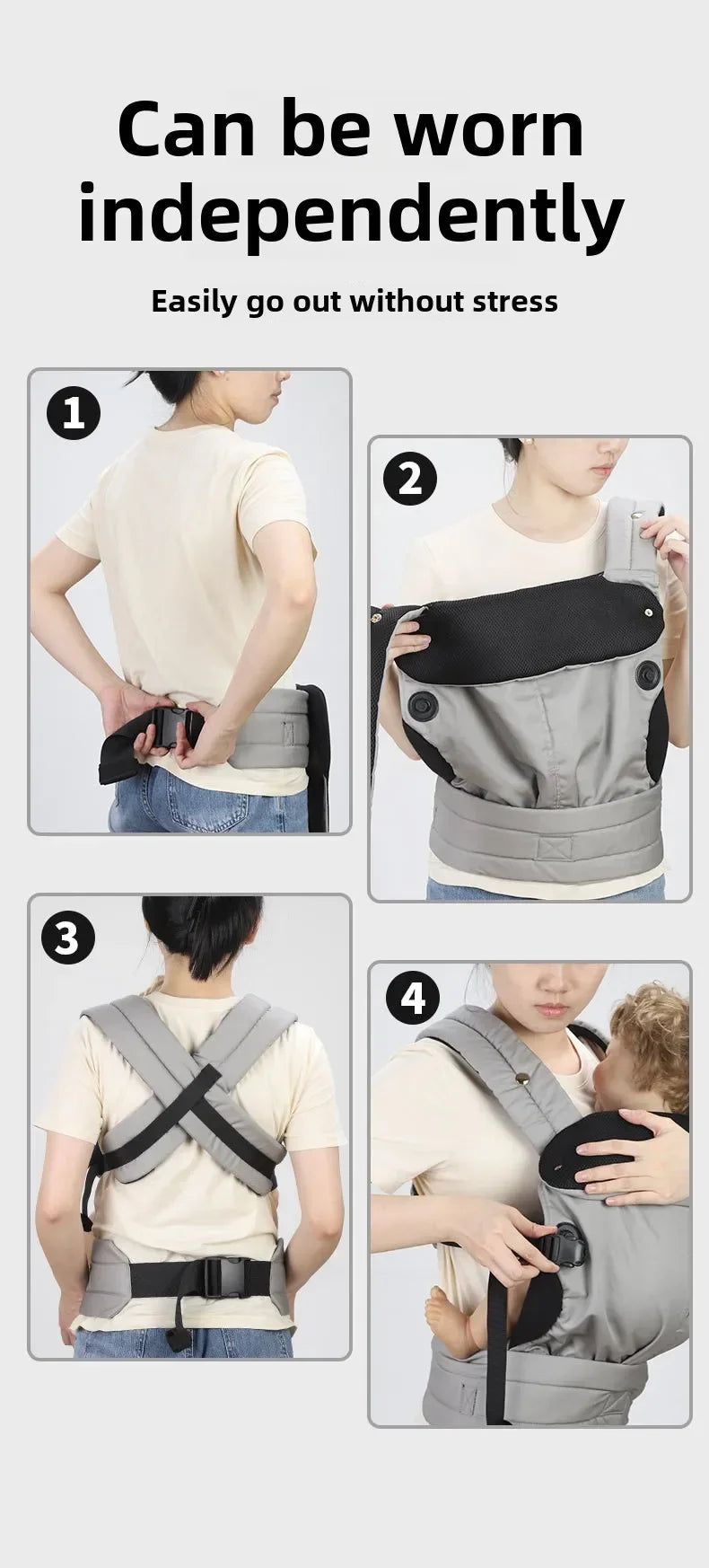 3–36M Baby Carrier Sling Bag