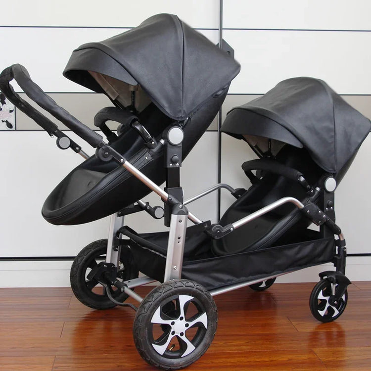 2-in-1 Twin Baby Stroller