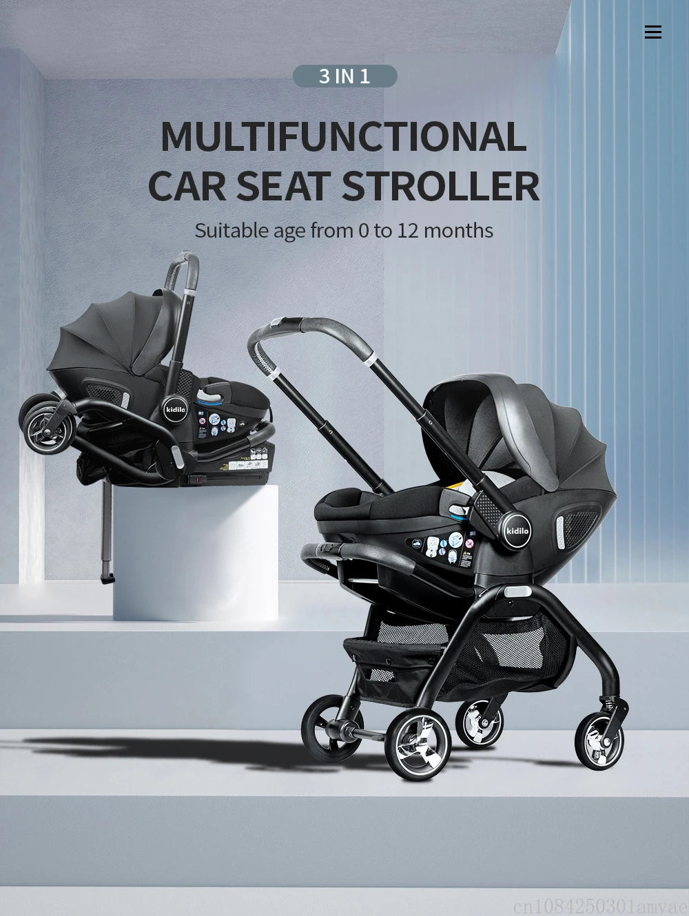 3-in-1 Baby Stroller