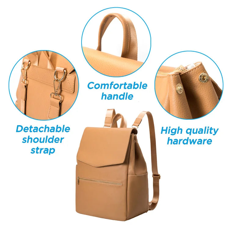 PU Diaper Backpack