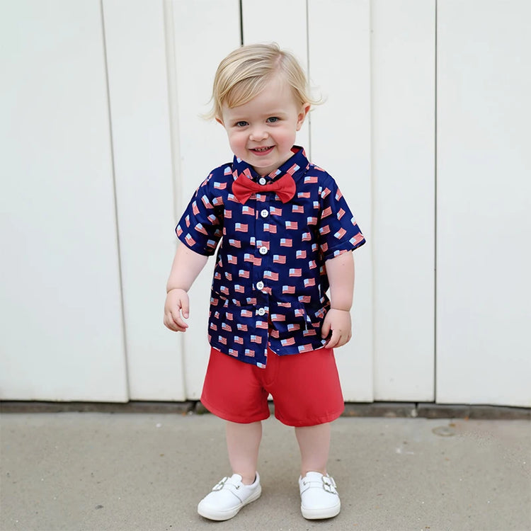 Baby Boy 4th of July Set