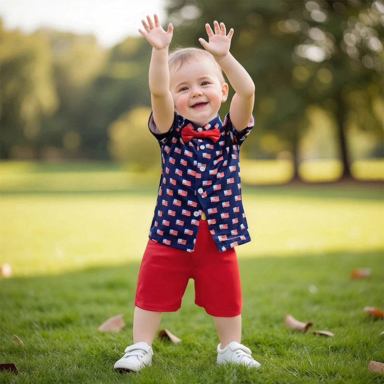 Baby Boy 4th of July Set