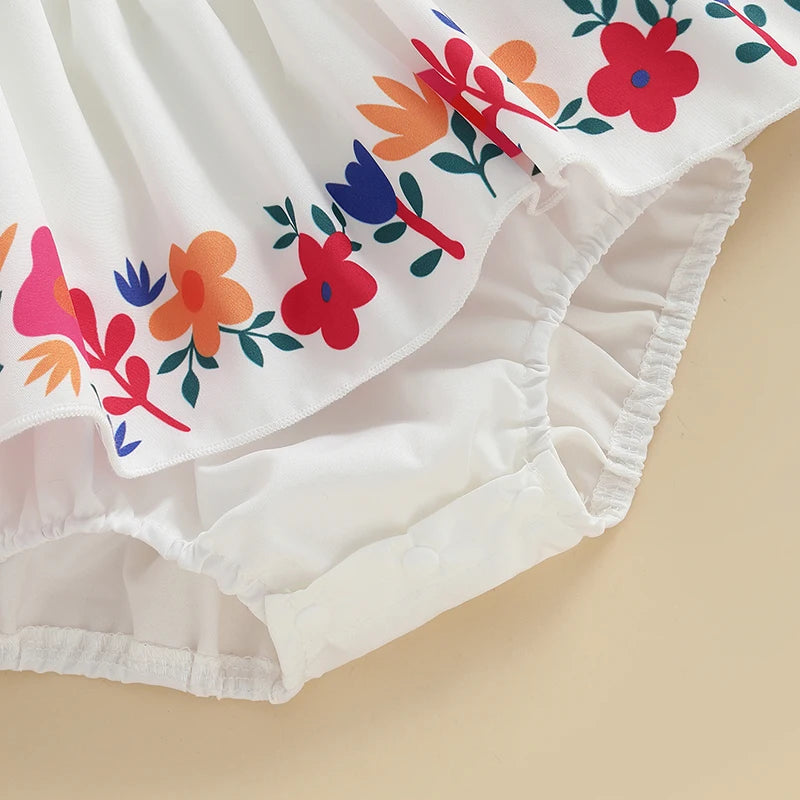 Pudcoco Baby Girl Romper Set