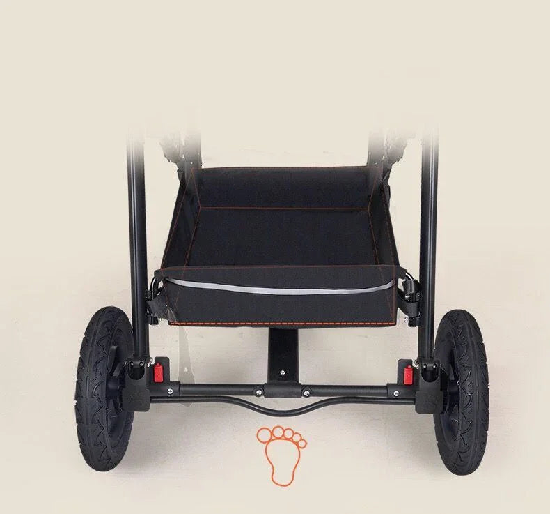 2-in-1 Twin Baby Stroller