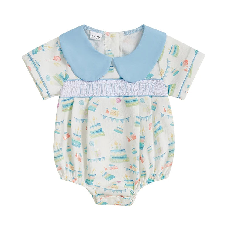 Pudcoco Baby Boy Romper 