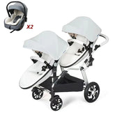 2-in-1 Twin Baby Stroller