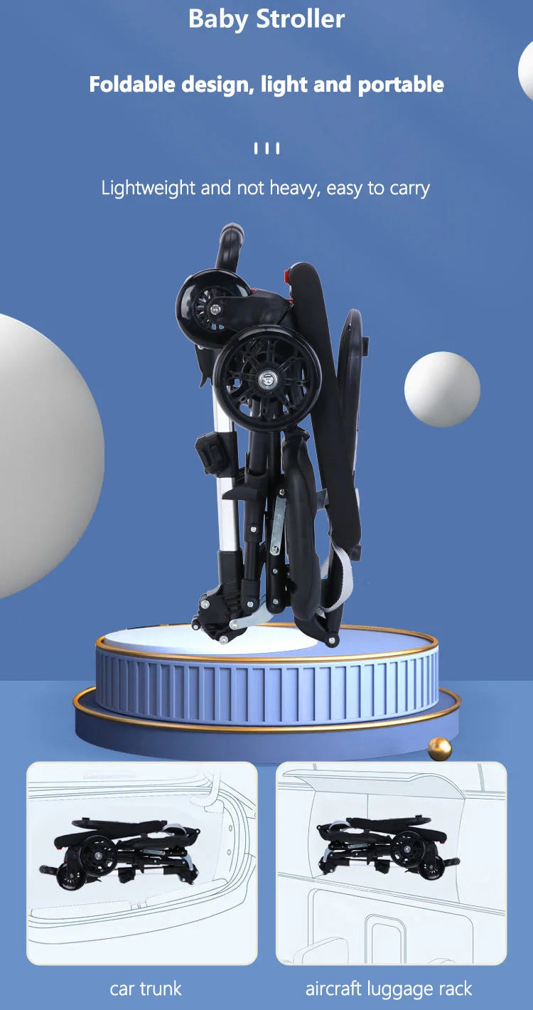 Light Foldable Baby Stroller