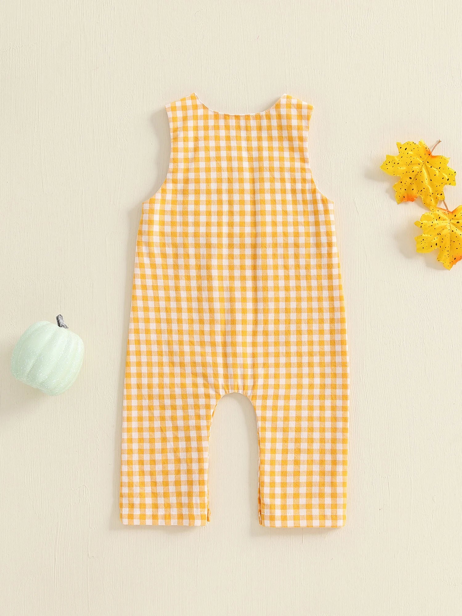 Infant Baby Girl Plaid Romper