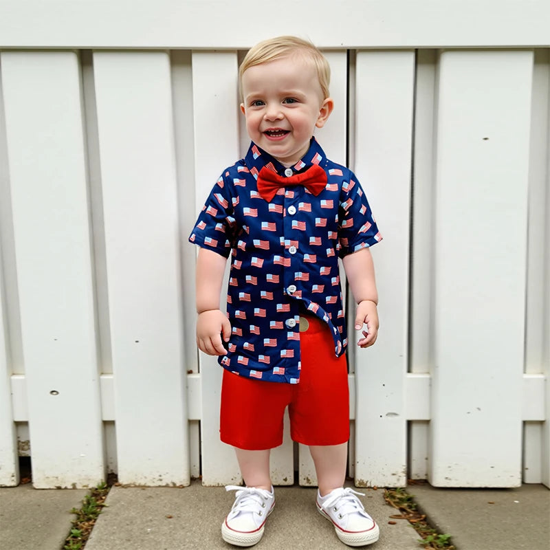 Baby Boy 4th of July Set