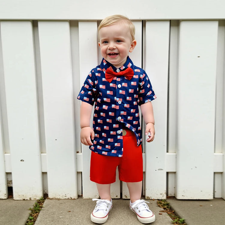 Baby Boy 4th of July Set