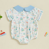 Pudcoco Baby Boy Romper 