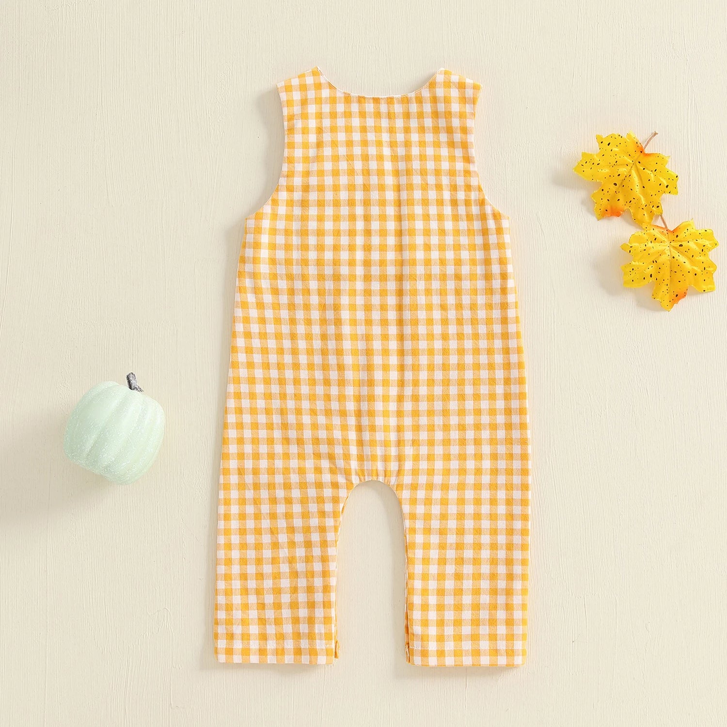 Infant Baby Girl Plaid Romper