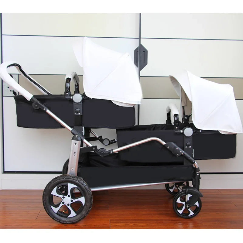 2-in-1 Twin Baby Stroller