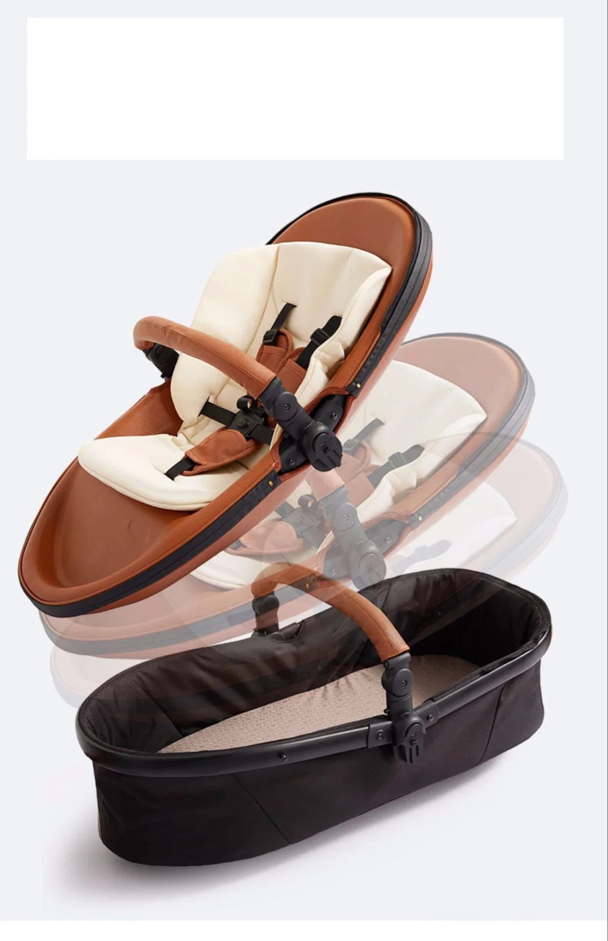 2-in-1 Twin Baby Stroller