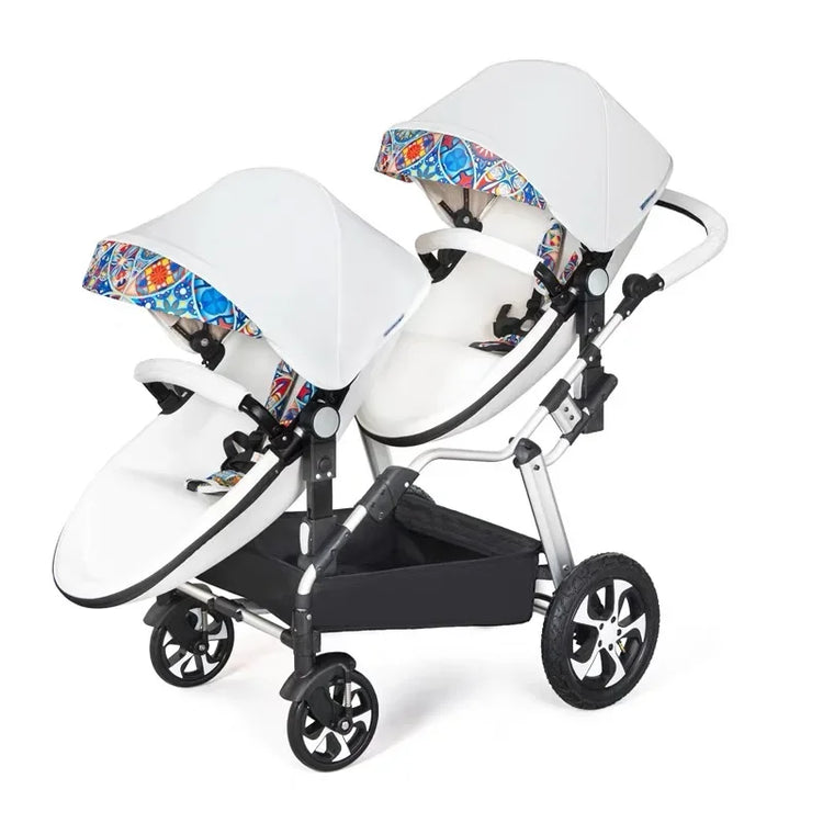 2-in-1 Twin Baby Stroller