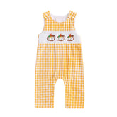 Infant Baby Girl Plaid Romper