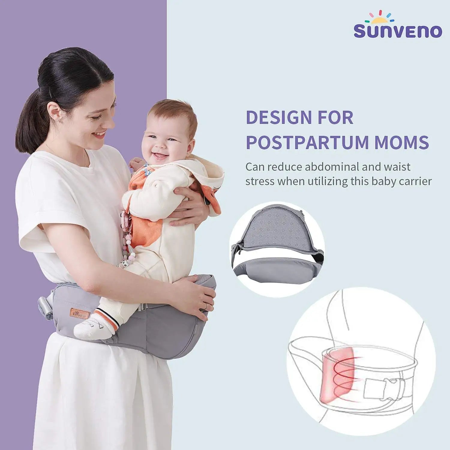 Sunveno Ergonomic Baby Carrier