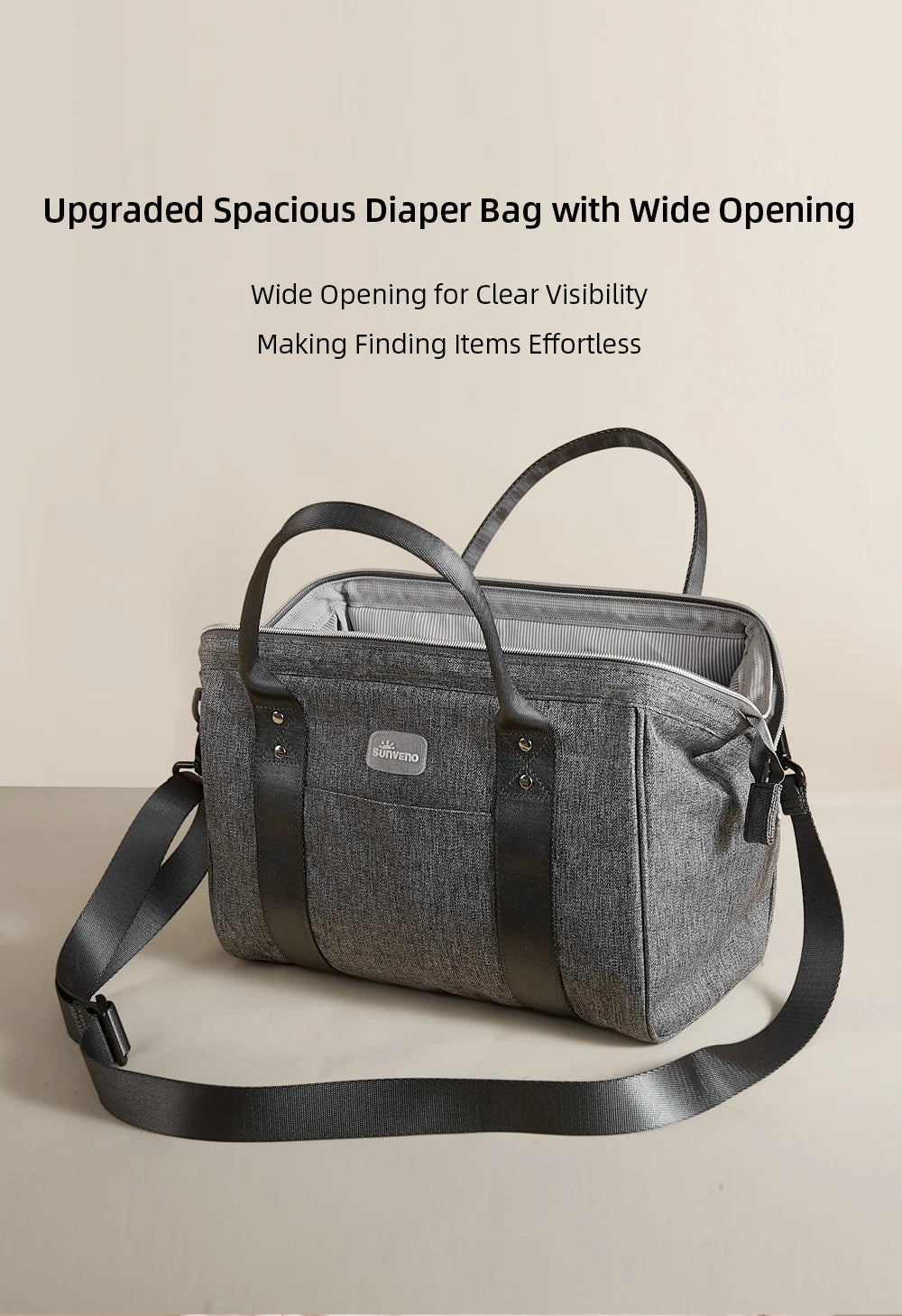 Sunveno Crossbody Diaper Bag