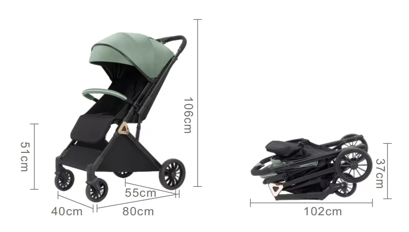 2025 QQ1 Foldable Baby Stroller