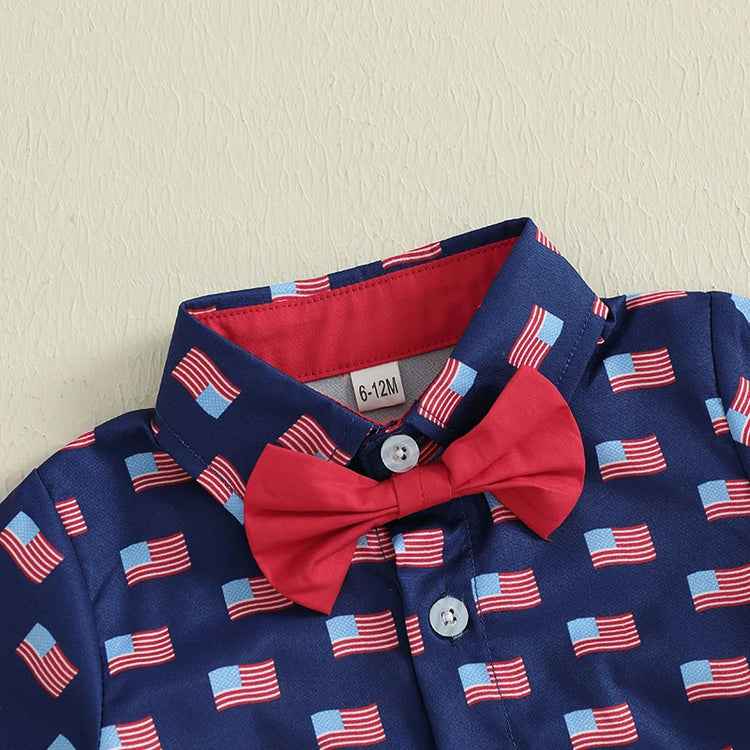 Baby Boy 4th of July Set