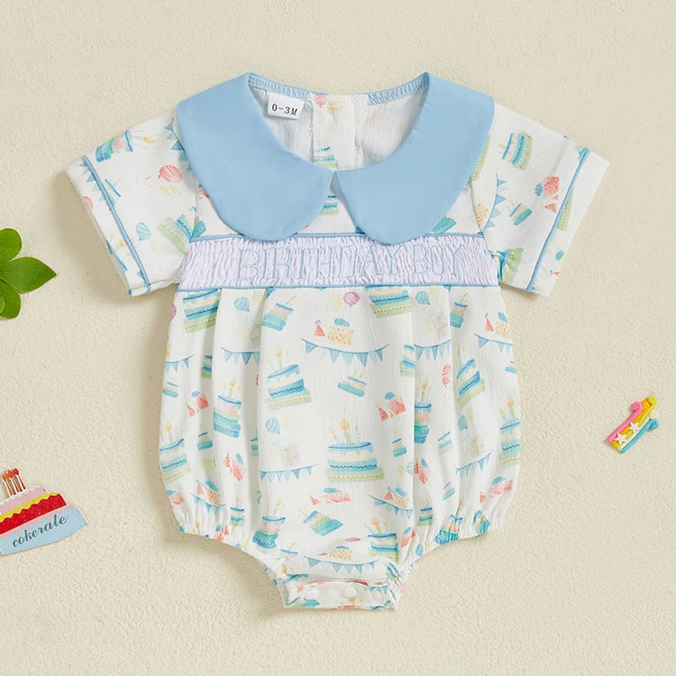 Pudcoco Baby Boy Romper 