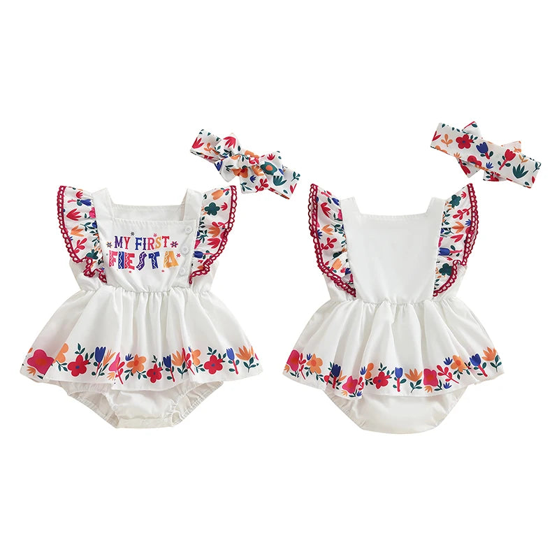 Pudcoco Baby Girl Romper Set