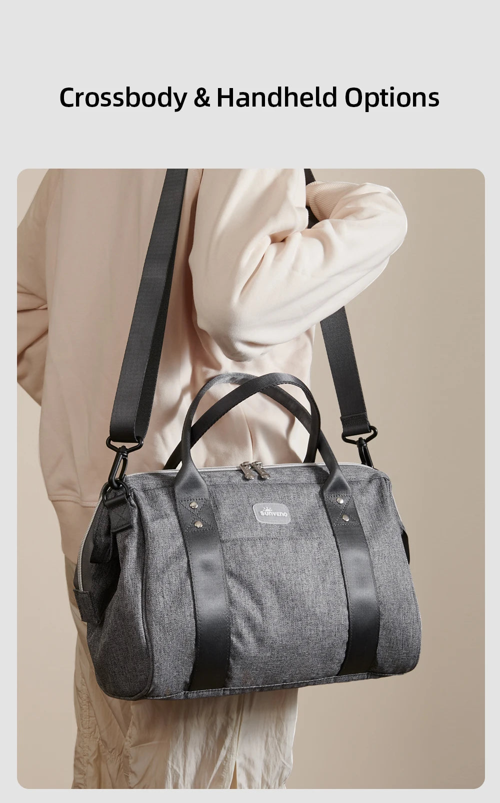 Sunveno Crossbody Diaper Bag