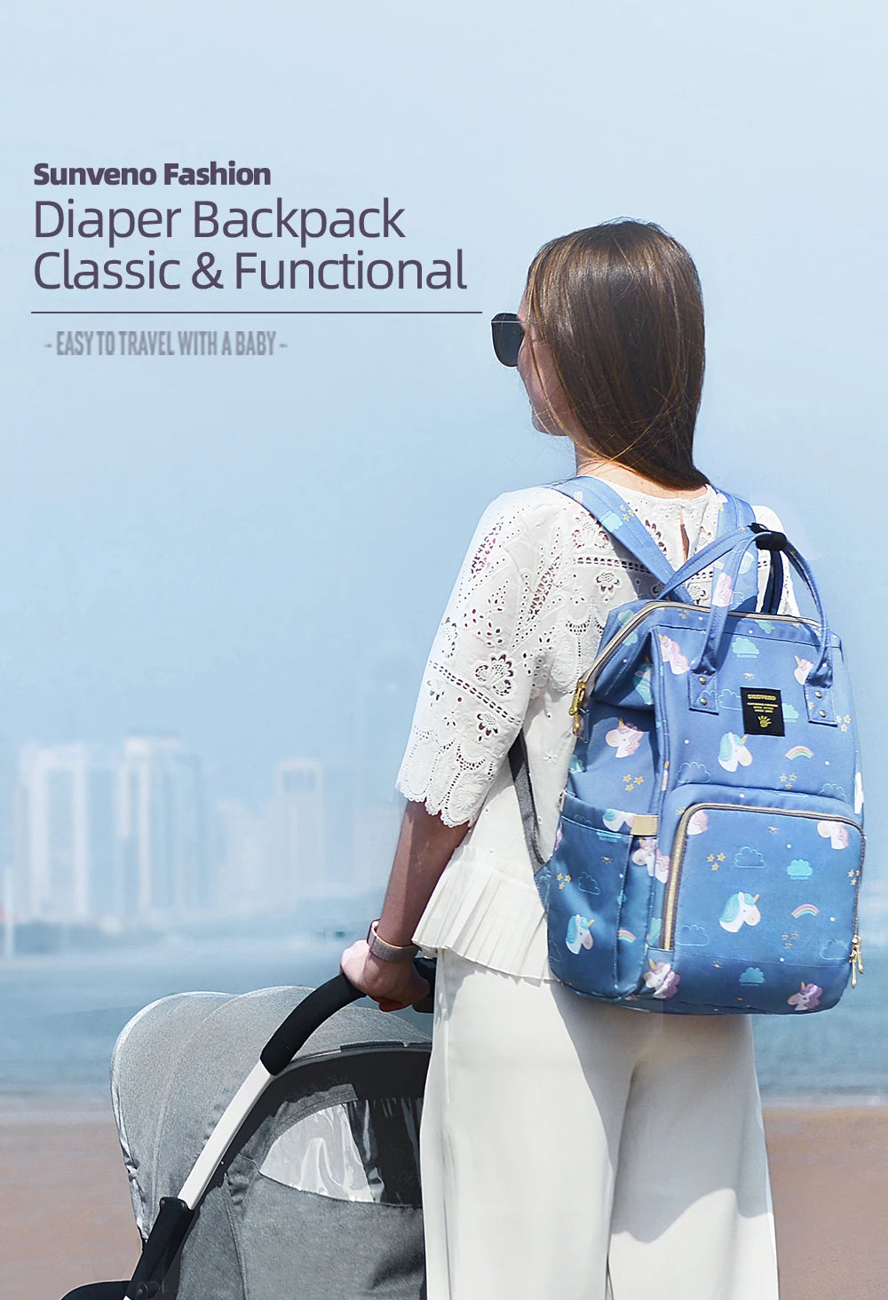 Sunveno Baby Diaper Backpack