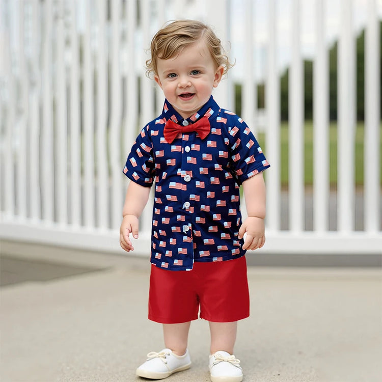 Baby Boy 4th of July Set