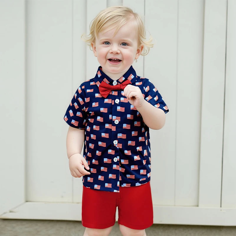 Baby Boy 4th of July Set