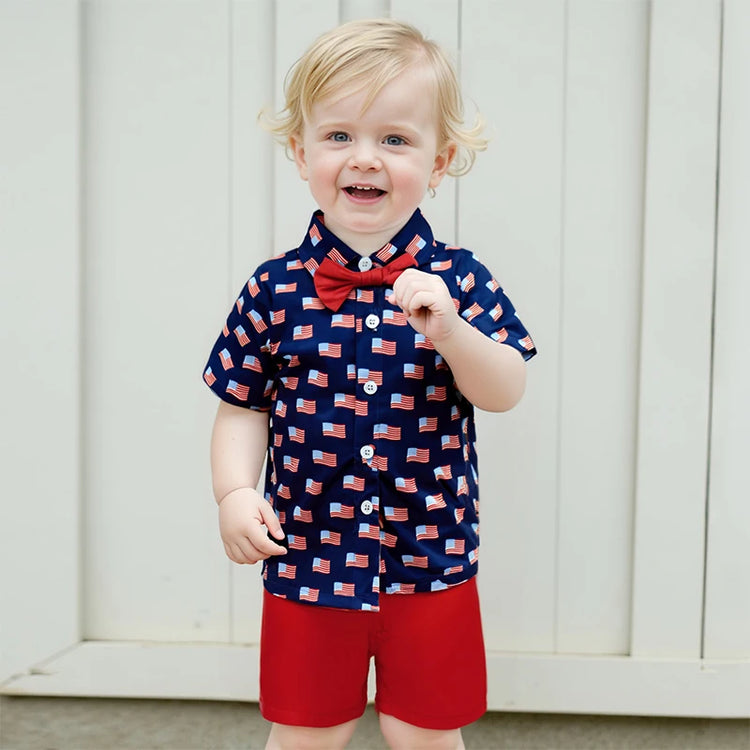 Baby Boy 4th of July Set